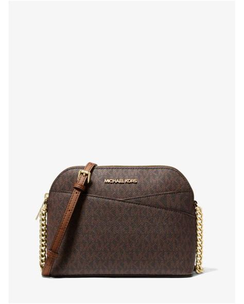 michael kors 35f1gtvc6b|Jet Set Travel Medium Logo Dome Crossbody Bag .